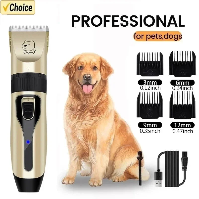 Dog Professional Hair Clipper Electrical Grooming Trimmer