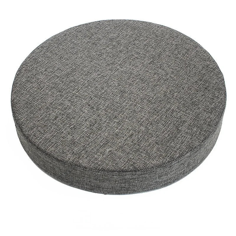 Round Linen Floor Cushion