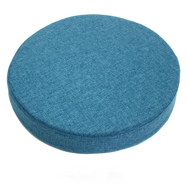 Round Linen Floor Cushion
