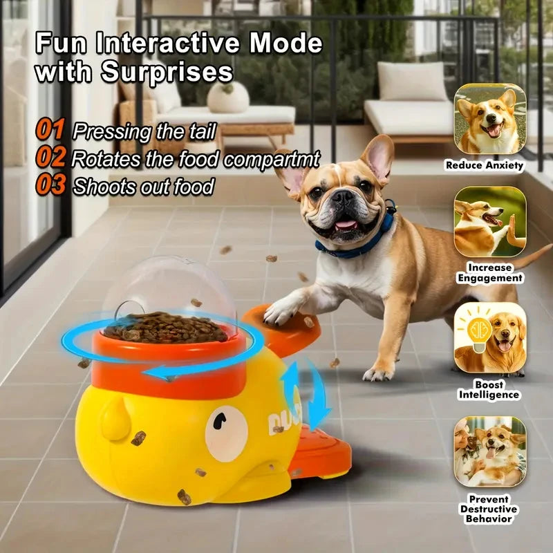 Interactive Pet Snack Dispenser