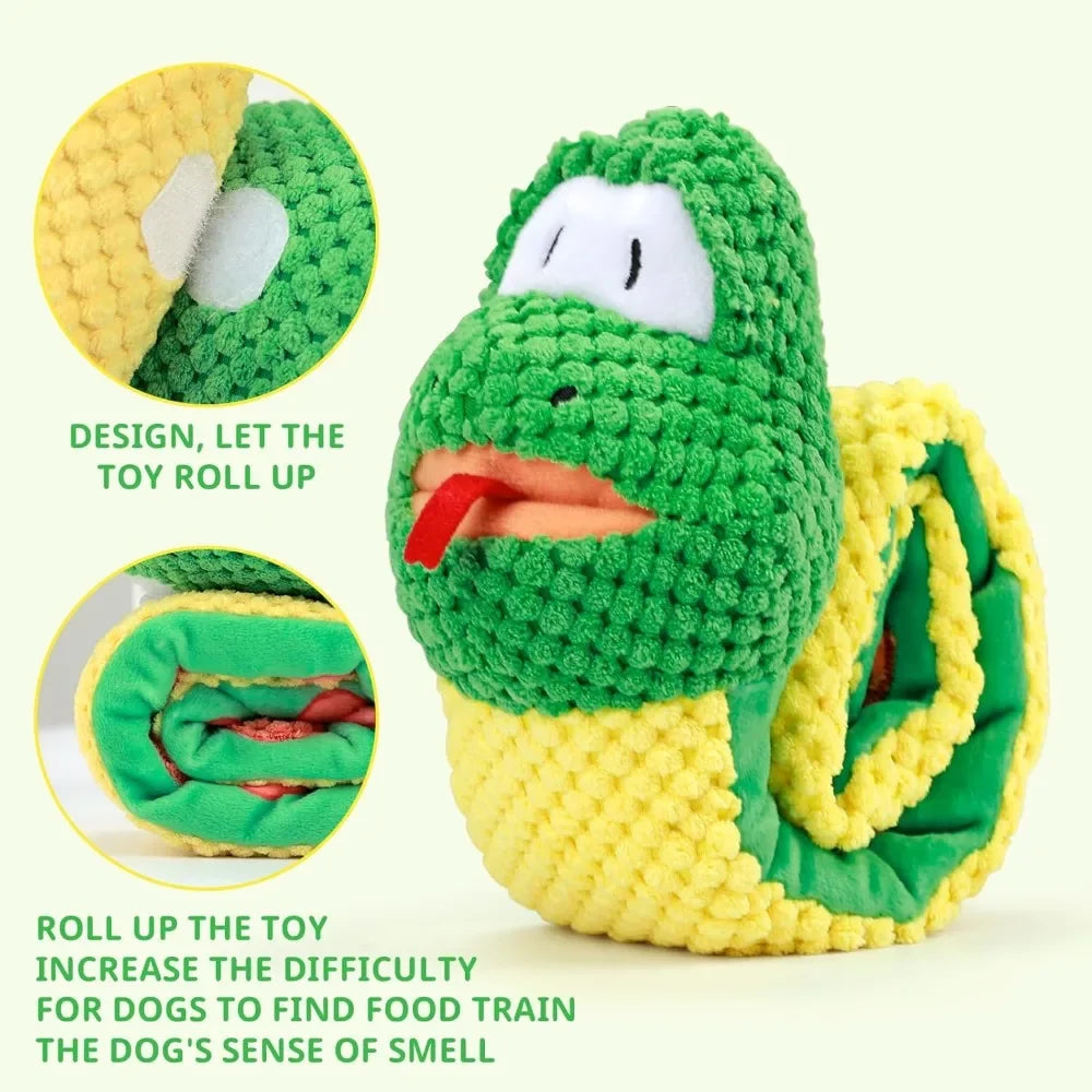 Plush Snake Puzzle Toy