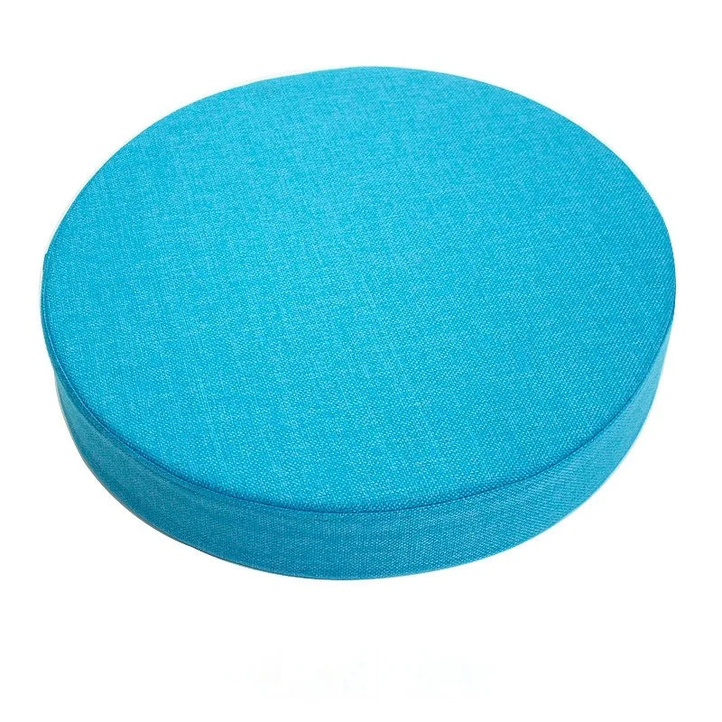 Round Linen Floor Cushion