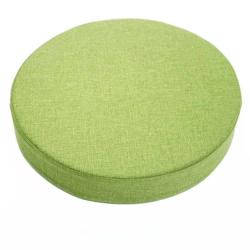 Round Linen Floor Cushion
