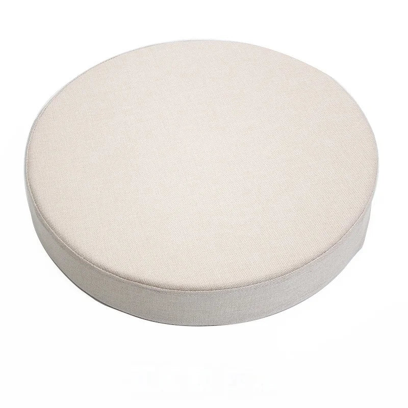 Round Linen Floor Cushion