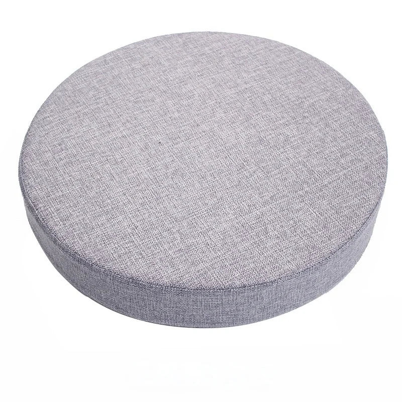 Round Linen Floor Cushion