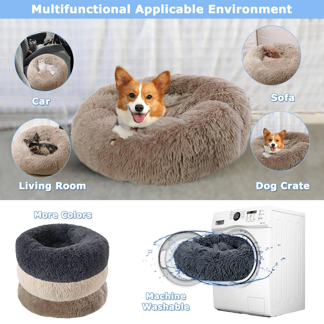 Plush Nest Dog Bed
