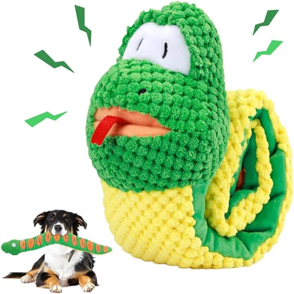 Plush Snake Puzzle Toy