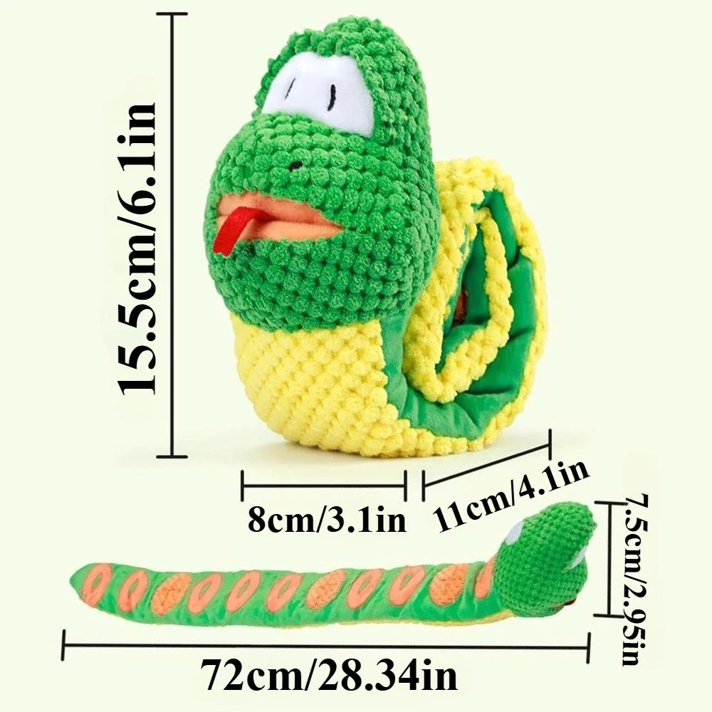 Plush Snake Puzzle Toy