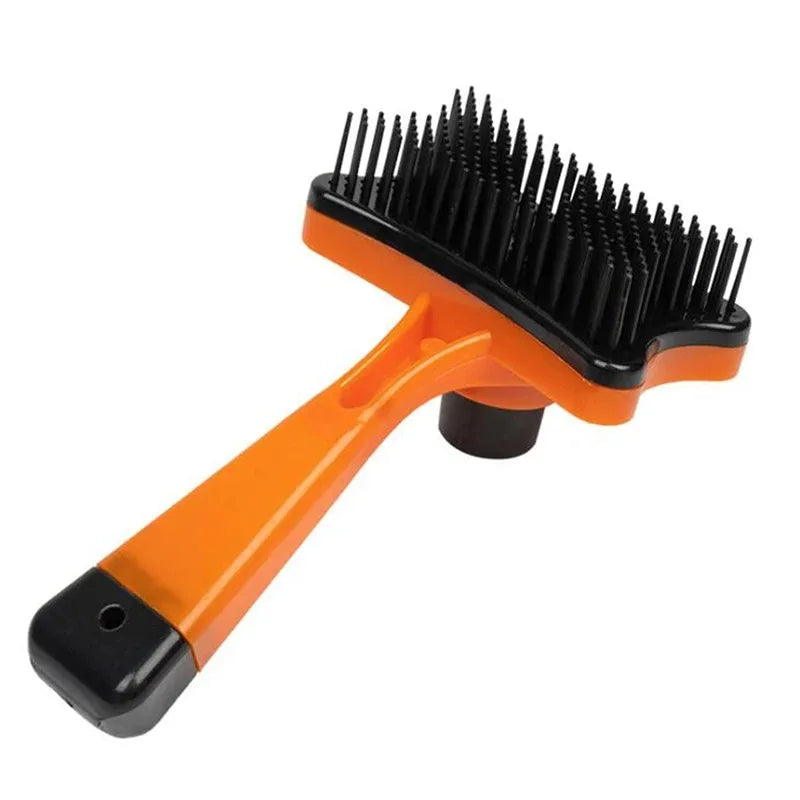 Self-Cleaning Pet Grooming Brush for Dogs & Cats - Removes Loose Fur & Static