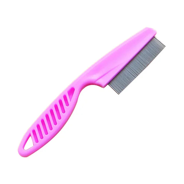Stainless Steel Flea Comb for Cats & Dogs – Pet Grooming Tool.