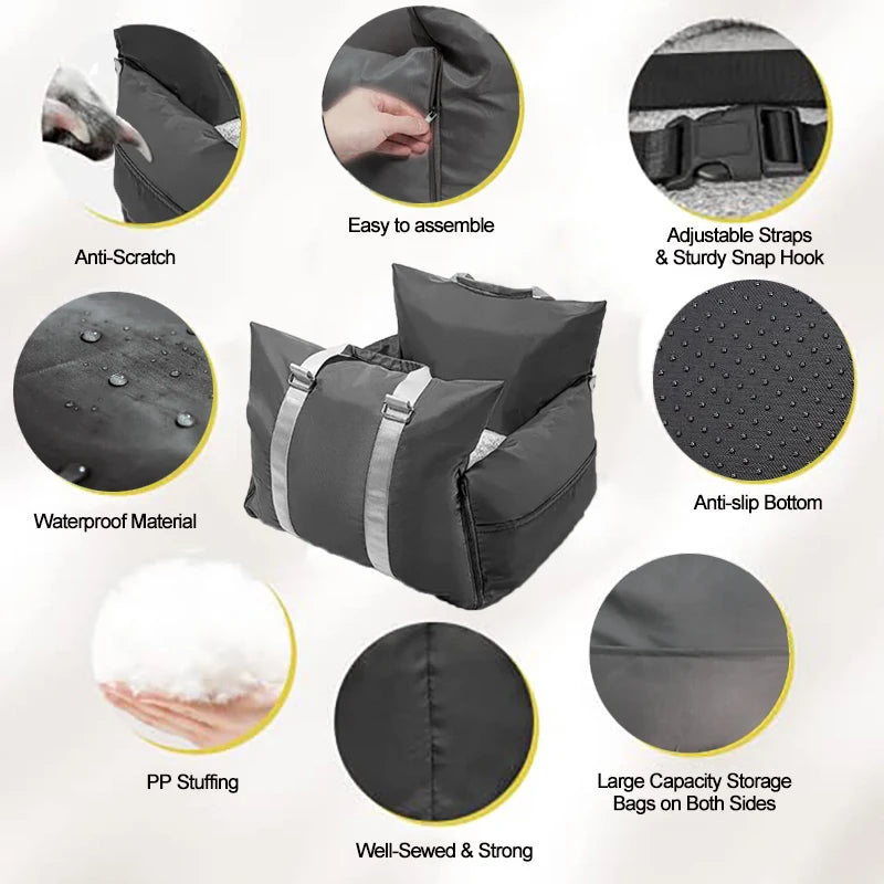 Waterproof Pet Car Bed