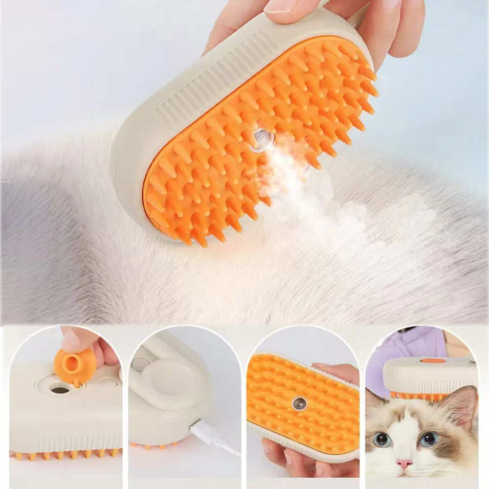 Steamy Pet Brush