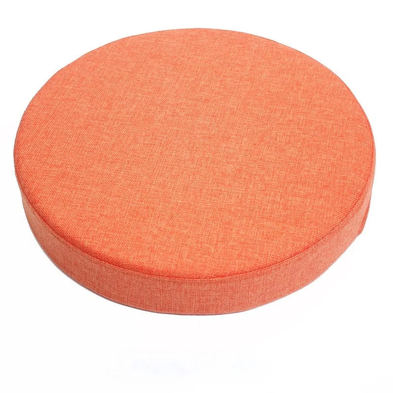 Round Linen Floor Cushion