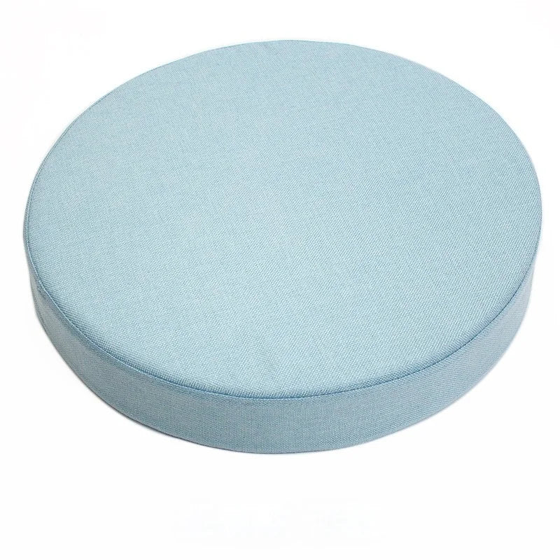 Round Linen Floor Cushion