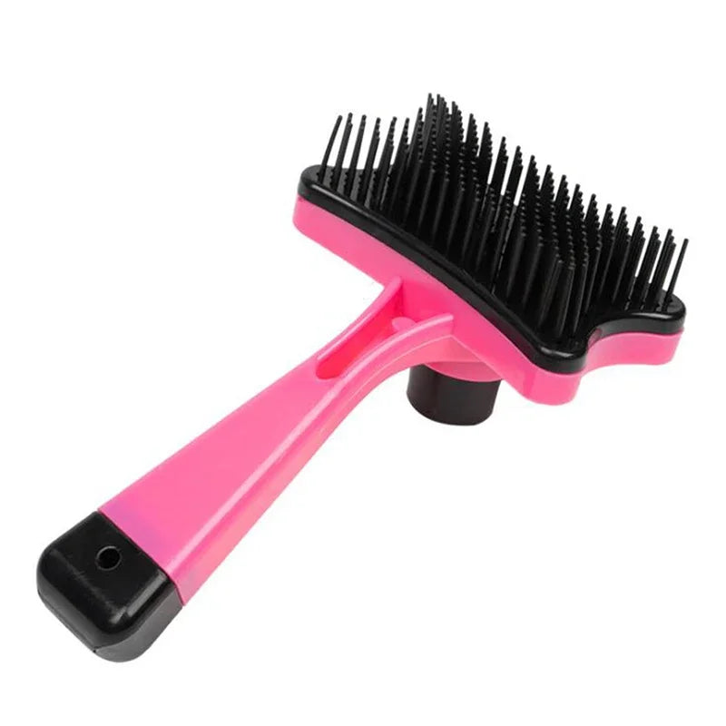 Self-Cleaning Pet Grooming Brush for Dogs & Cats - Removes Loose Fur & Static