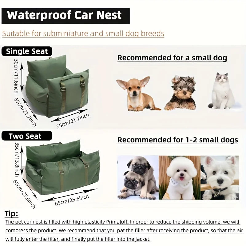Waterproof Pet Car Bed